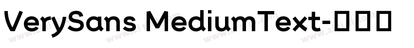VerySans MediumText字体转换
